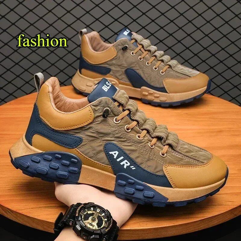 Men's Platform Sneakers, New Arrival, Vulcanized Casual Running Shoes, Plus Sizes 45 and 46, Popular Men's Shoes, Color: Parallel Import