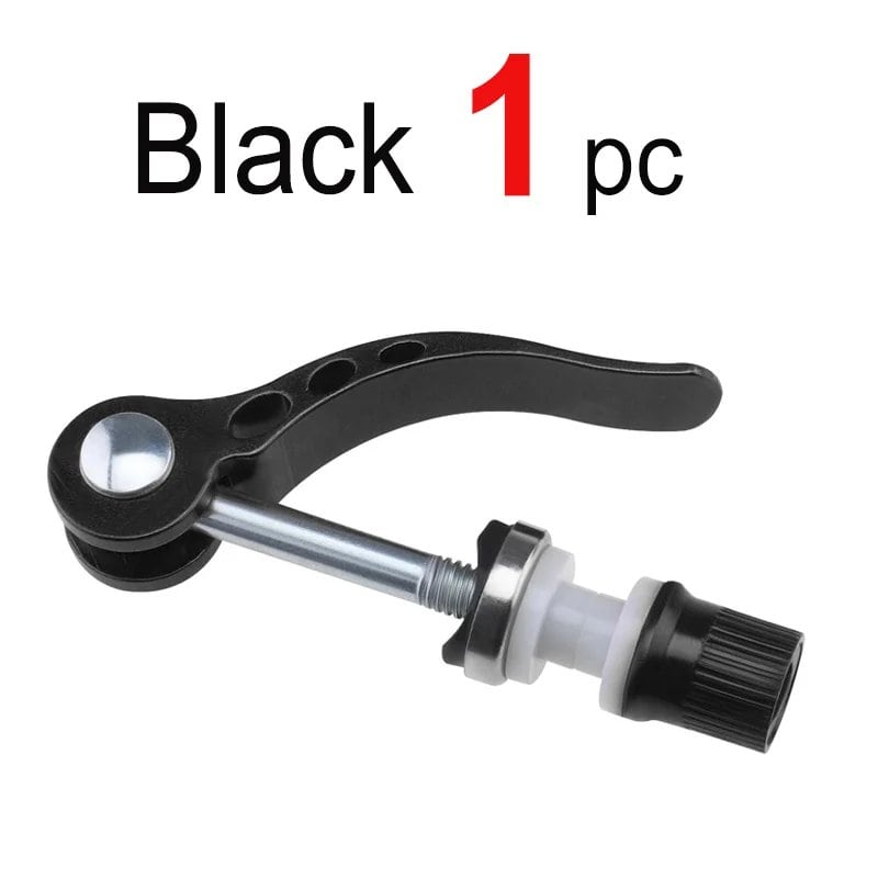 Pack of 1, 2, or 6 M6 x65mm Bicycle Quick Release Aluminum Seatpost Clamps for Road/MTB Saddles with Locking Nuts (Imported)