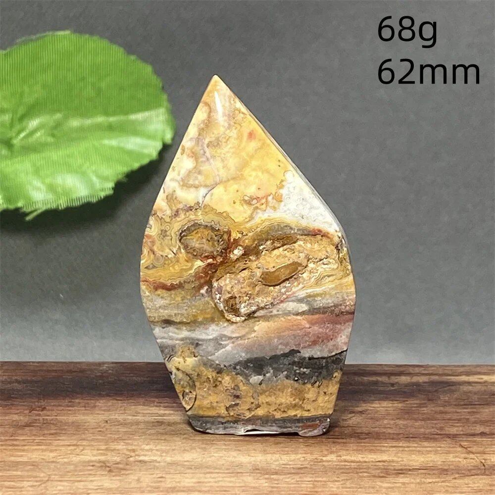メキシコ産天然アゲートクリスタル装飾品 ホリデーギフト 瞑想チャクラエネルギー パワーストーン ミネラル ホームデコレーション カラー: 並行輸入品