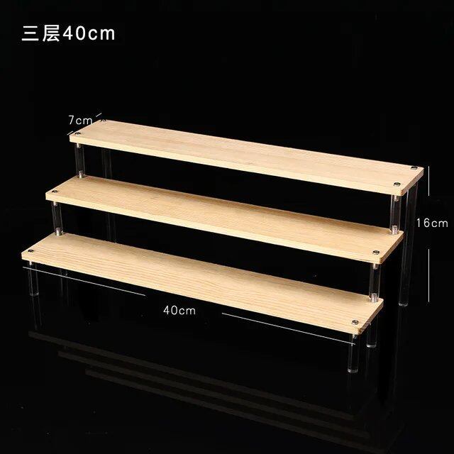 1-5 Tier Acrylic Display Stand/Clear Case (for Cupcakes, Perfume, Dolls, Amiibo, and Funko POP Figures) Color: Parallel Import