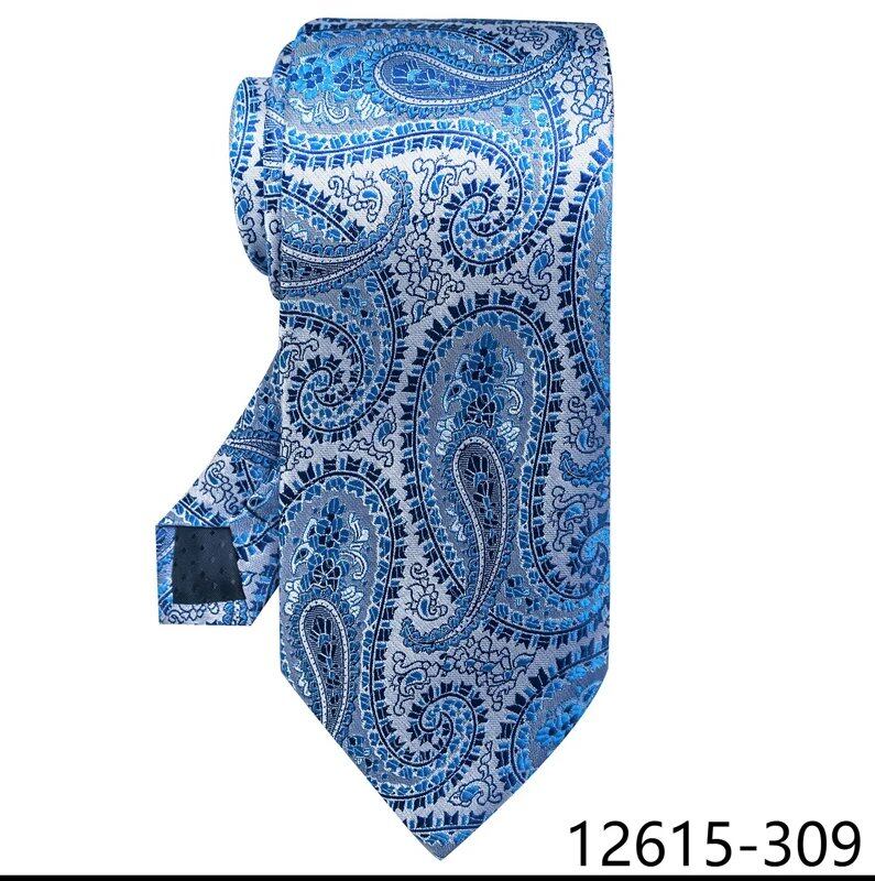 Classic Gray Check 8cm Silk Tie for Men, Perfect for Suits, Weddings, Business, Work, Birthdays, and More. Parallel Import.