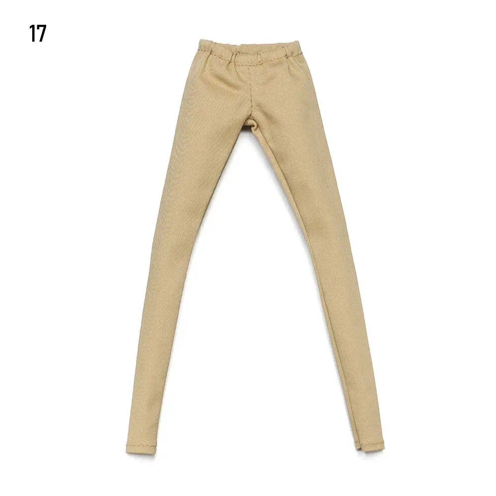 1/6 Scale Doll Clothes, Bottom Pants, Fashion Denim Shorts, Stretchy Tights, Leggings, PU Leather Trousers, 30cm BJD Doll Accessories, Parallel Import