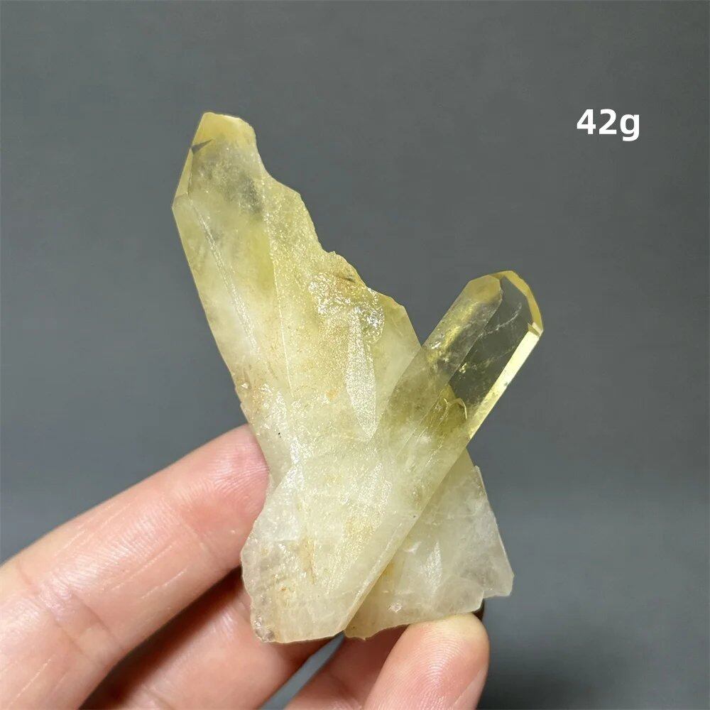 シトリン タワークリスタル 天然クォーツ 鉱石 エネルギー ヒーリング スピリチュアル オーラ 魔術 ホームデコレーション カラー: 並行輸入品