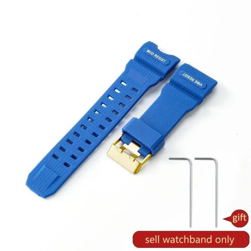 Premium, lightweight, breathable, skin-friendly silicone watch band for Casio G-SHOCK Mudmaster GWG-1000-1A/A3/1A1 GB/GG. Band Color: Parallel Import.