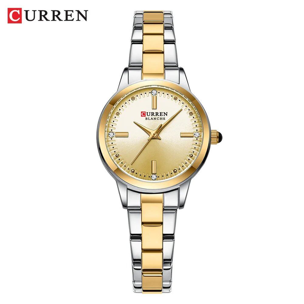 Karlen Women's Simple Dial Bracelet Quartz Watch, Stylish and Elegant, Color: Parallel Import