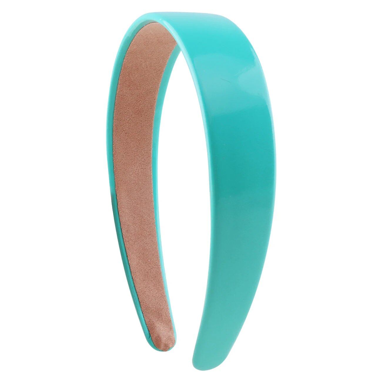 1.18-inch PU Leather Headband, Wide Pad, Non-Slip, Stylish Hairband, Cute Hair Accessory for Women, DIY, Parallel Import