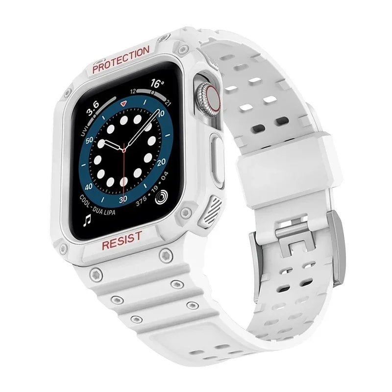 TPU Band Case for Apple Watch 45mm/49mm/44mm/41mm/40mm - Compatible with iWatch Ultra/7/8/6/5/4, Sport Strap, Wristband, Accessory, Band Color: mm, Parallel Import