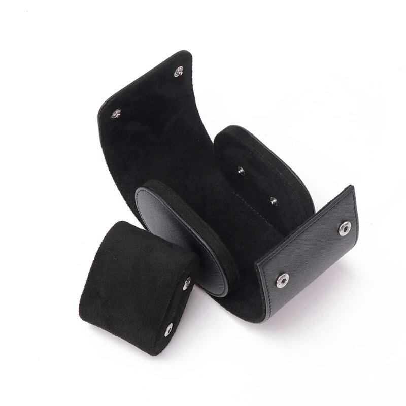 Luxury Leather Watch Case for Travel, Single Watch Storage, Gift Box, Perfect for Christmas, Anniversaries, Birthdays, and Other Gifts. Color: Parallel Import.