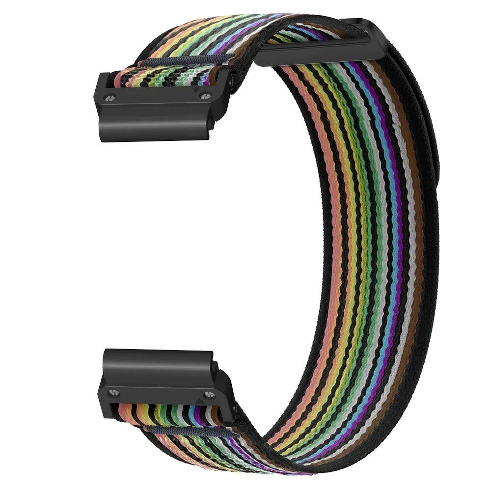 Garmin Fenix 8 (51mm), 7, 7X Pro, 6, 6X, 5, 5X Plus, and Epix Gen compatible 22mm and 26mm quick-fit nylon straps for smartwatches. Band color: mm. Ships from: Parallel import.
