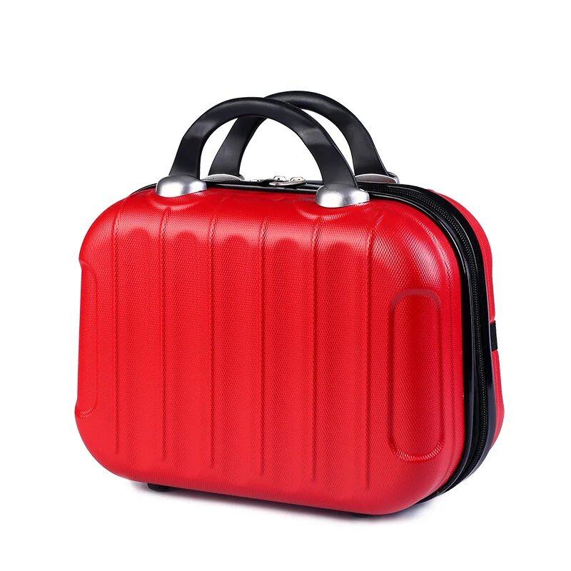 14インチ 韓国風 メイクアップケース ハンドヘルドスーツケース 小型旅行バッグ ハンドキャリーケース 32X24X23CM 並行輸入品