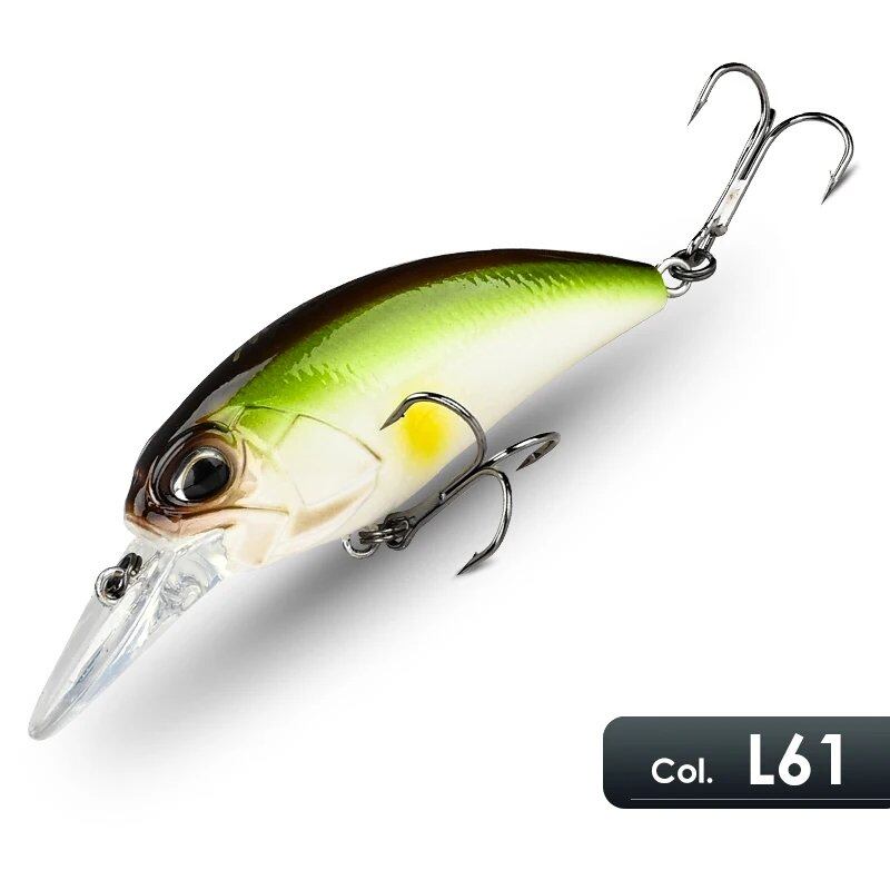 Meredith Jerk Crank M65 Floating 14g Hot Model Hard Bait Wobbler Crank, High-Quality, Professional Grade, Depth Range: 2.0-2.5m, Color: PZ01-65F - Parallel Import