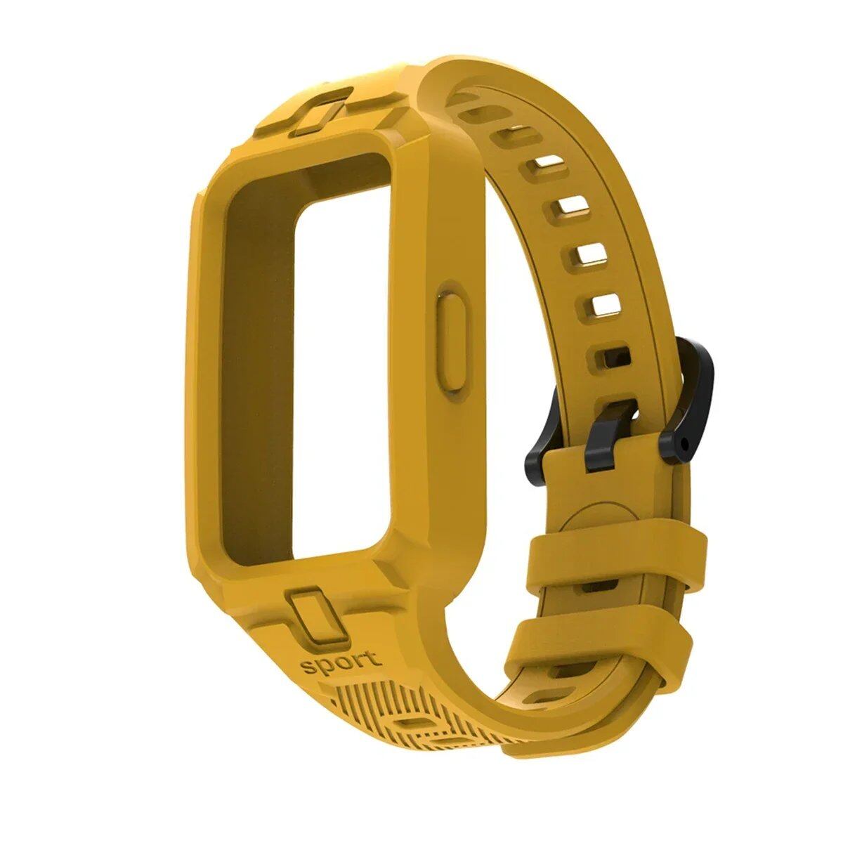 Huawei Band 9/8/7/6 用シリコンバンド スマートウォッチ交換用ストラップ スポーツ用通気性ストラップ バンドカラー: 並行輸入品