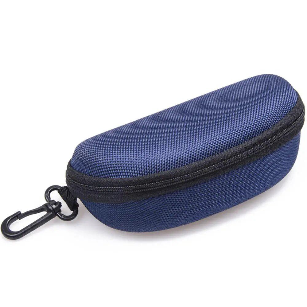 KLASSNUM Portable EVA Eyeglass Case with Carabiner Hook, Colorful Sunglasses Hard Case, Zippered Eyeglass Protection Box, Holder, New, Parallel Import