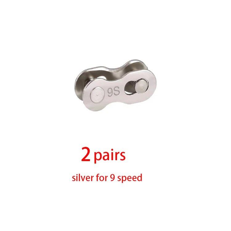 Universal Bicycle Chain Connector for 1/6/7/8/9/10/11 Speed Mountain/Road Bikes, Quick Link, Chain Master, Cycling Parts, Color: Parallel Import