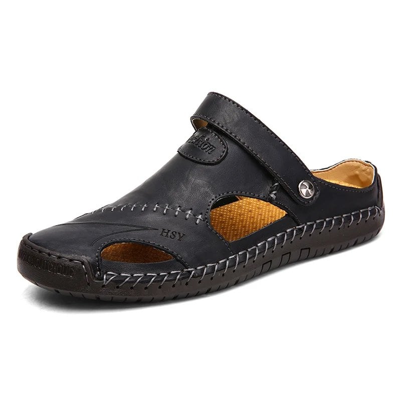 Men's Summer Sandals, Leather Classic Roman Sandals, Slippers, Outdoor Sneakers, Beach Sandals, Rubber Flip-Flops, Water Trekking Sandals, Parallel Import