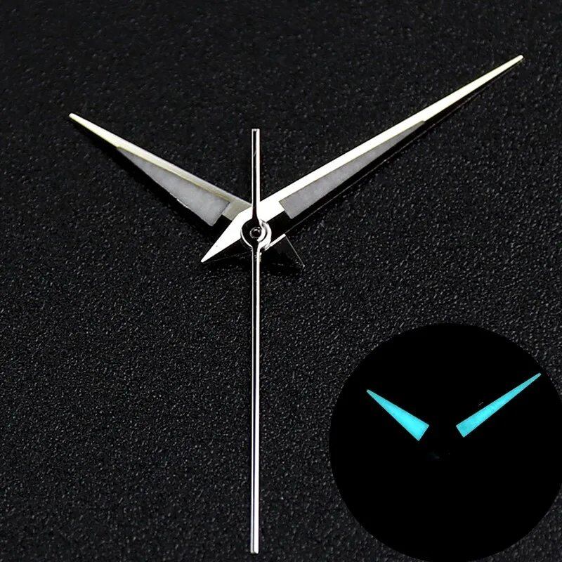 New high-quality watch hands, blue-green, made in Japan with luminous finish, for NH35 and NH36 movements, SKX007 assembly module parts, parallel import