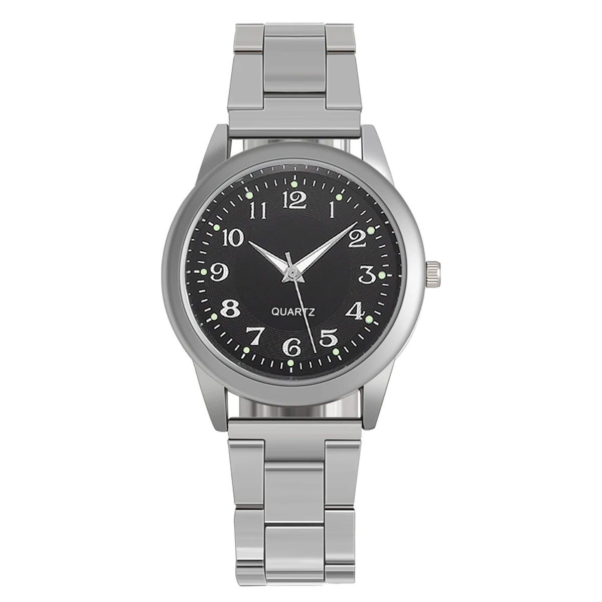 High-quality men's quartz watch with alloy strap, perfect as a gift. Relohio Relohon bracelet. Parallel import.