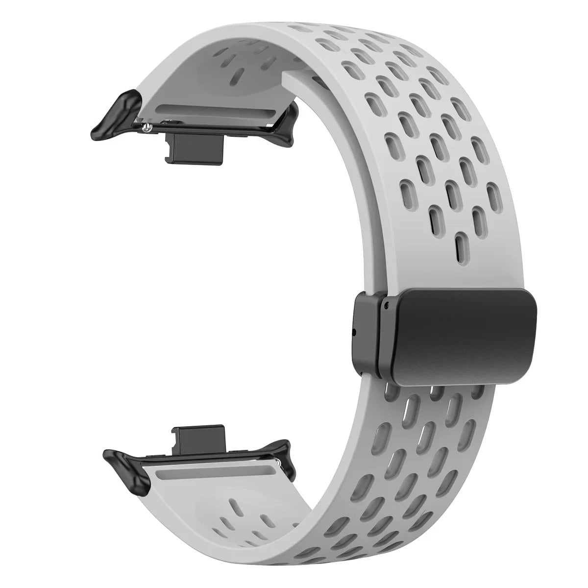 Silicone Strap for Redmi Watch 5/4 - Compatible with Mi Band 9 Pro/8 Pro, Magnetic Buckle Sport Band, Tsukai Bracelet Accessory, Band Color: Parallel Import