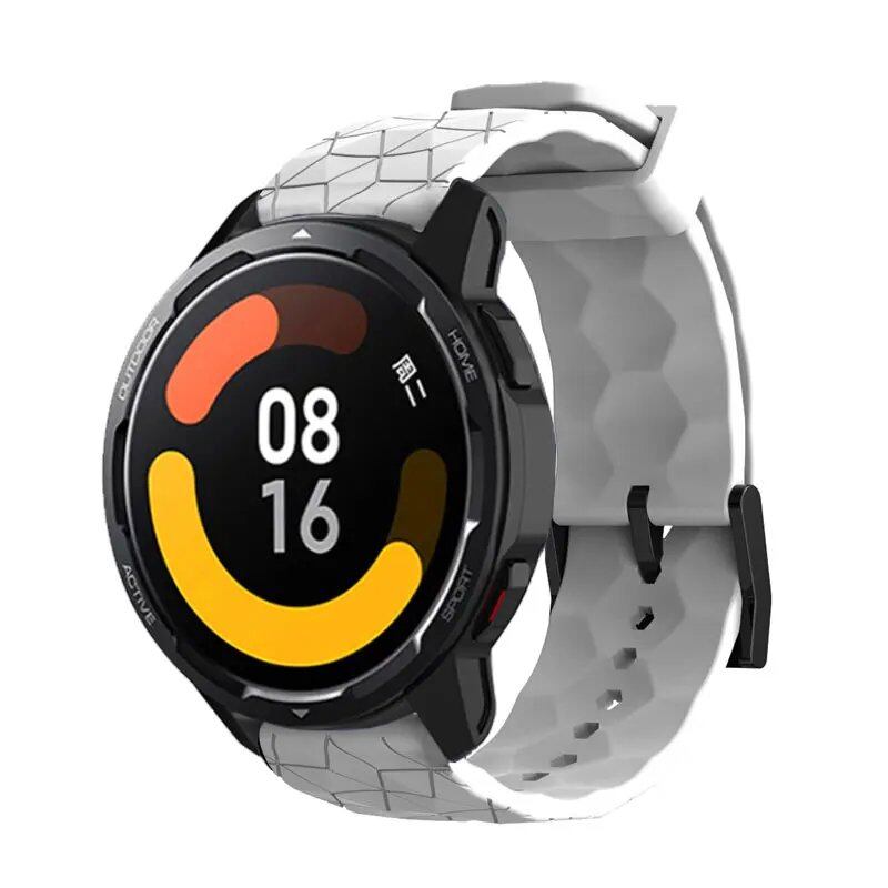 Xiaomi Mi Watch / Mi Watch Color 対応 サッカーバンド 22mm 通気性リストバンド 交換用ストラップ Xiaomi S1 Active 対応 ブレスレット ベルト バンドカラー:mm 並行輸入品