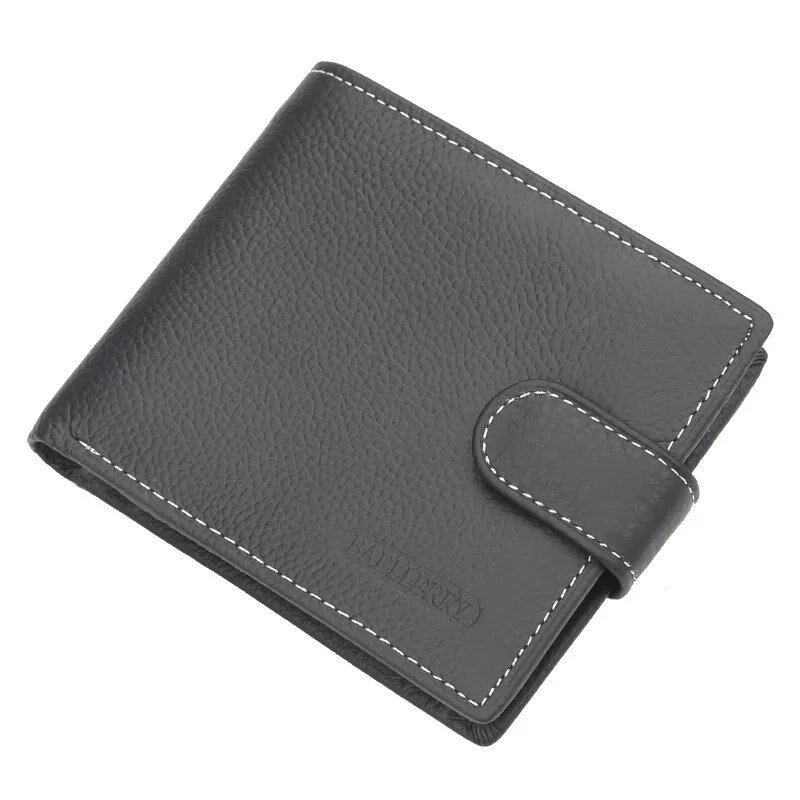 本革 メンズ財布 クラシック 無料刻印 ジッパー付き カードホルダー 高級ブランド 品質 男性用 ギフト対応 色:ブラ 並行輸入品