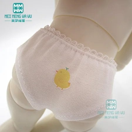 1/3, 1/4, 1/6 Size BJD Doll Accessories, Compatible with DD, SD, and MOSD, Cute Expressions, Small Pants, 1/4" BJD Doll, Parallel Import