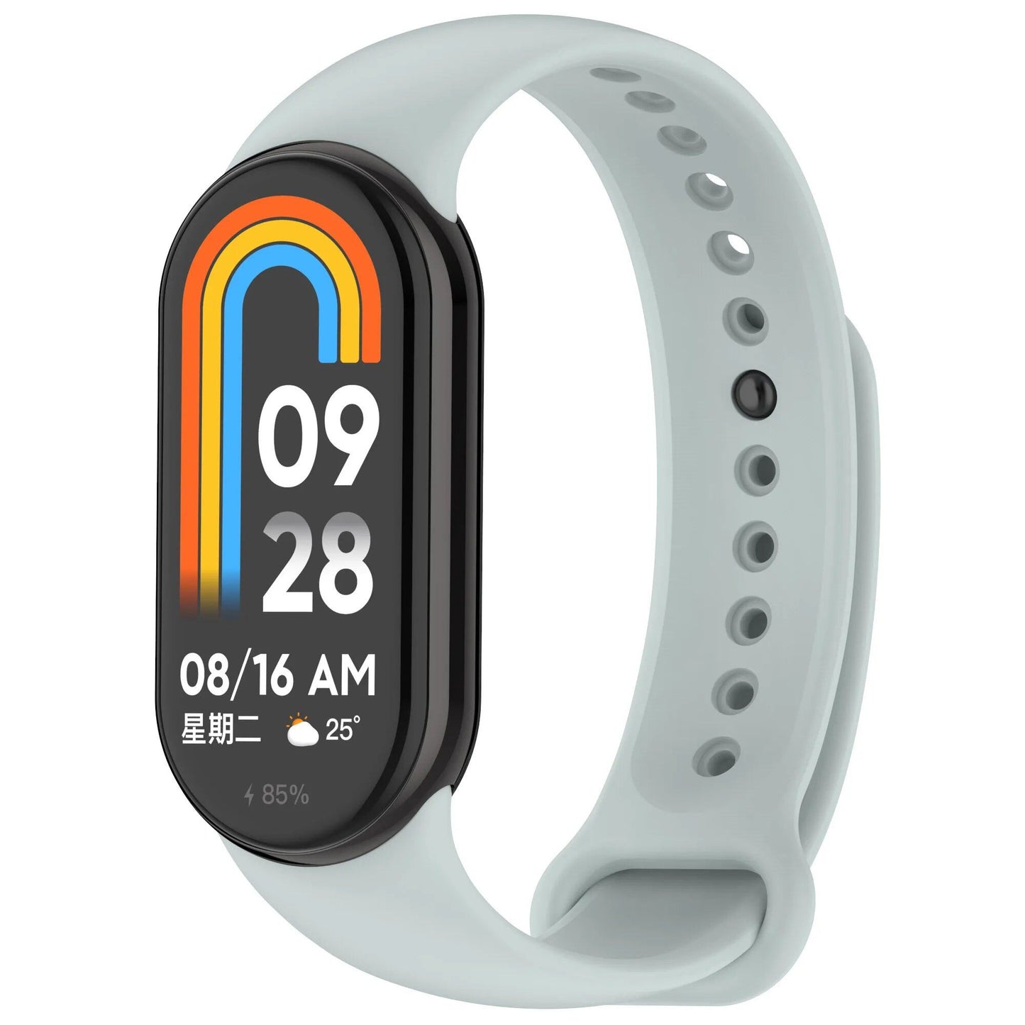 Xiaomi Mi Band 8/9用シリコンバンド 交換用ソフトリストバンド ストラップ ベルト アクセサリー バンドカラー:バンド幅 並行輸入品