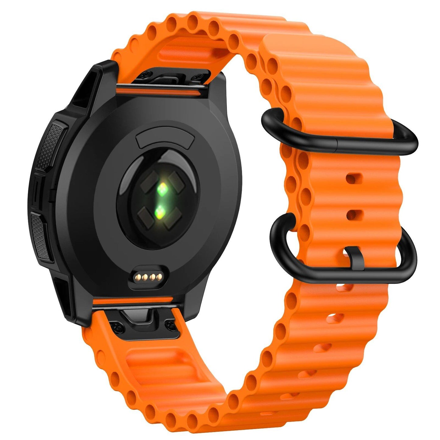 22mm/26mm Ocean Strap for Garmin Fenix 7/7X/5/5 Plus/6/6 Pro, Replacement Watch Band for Forerunner 965, Instinct/Enduro, Band Color: mm, Parallel Import