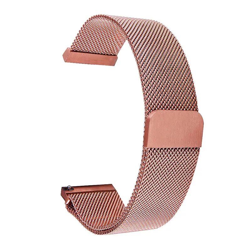 UTHAI Stainless Steel Magnetic Mesh Strap, Universal Quick Release Watch Band, 16mm, 18mm, 20mm, 22mm, 24mm, Band Color: mm, Parallel Import