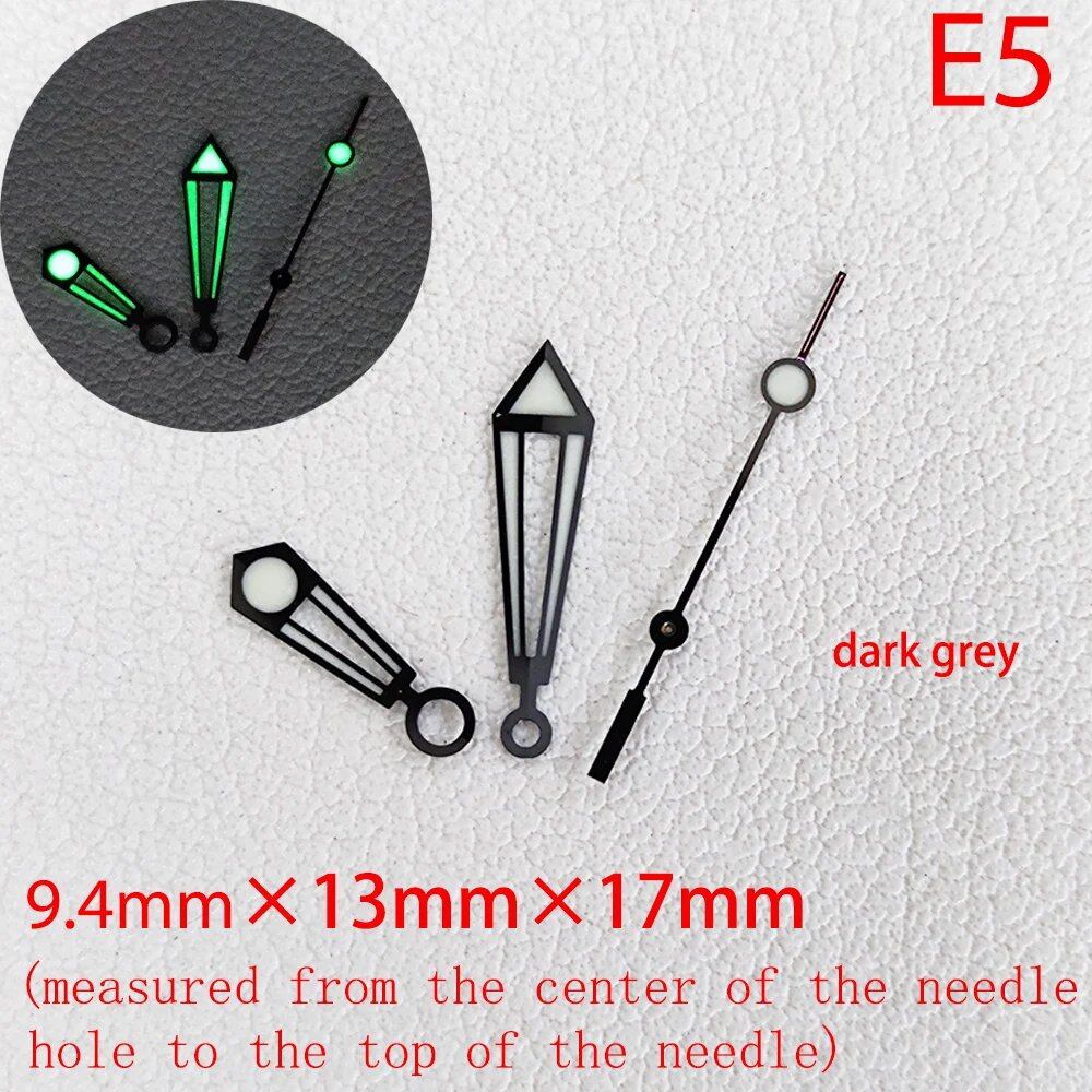 ETA Series Watch Accessories, Green & Blue Super Luminous Hands for ETA 2824, 2892, 2836, and 2834, Parallel Import