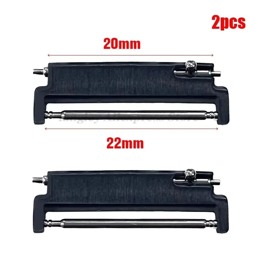 Set of 2 20mm to 18mm, 20mm, 22mm to 22mm, 22mm to 20mm Quick Release Pin Strap Adapter Replacement Band Spring Bar Accessories (Imported)