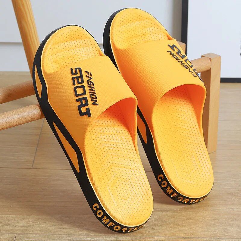 Men's slippers, stylish summer sandals, non-slip, indoor and outdoor wear, suitable for both men and women, suitable for bathrooms and other outdoor activities. Parallel import.