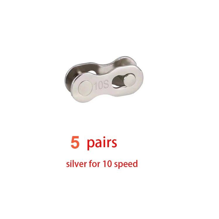Universal Bicycle Chain Connector for 1/6/7/8/9/10/11 Speed Mountain/Road Bikes, Quick Link, Chain Master, Cycling Parts, Color: Parallel Import