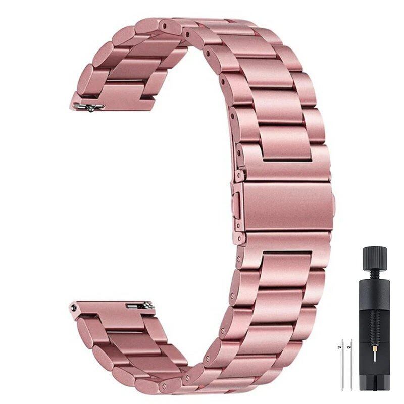 レッドミー ウォッチ5 アクティブ ライト用 ステンレススチール ストラップ - メタルブレスレット ウォッチバンド (Xiaomi Redmi Watch 5 Lite 対応 男女兼用 時計ベルト) バンドカラー: 並行輸入品