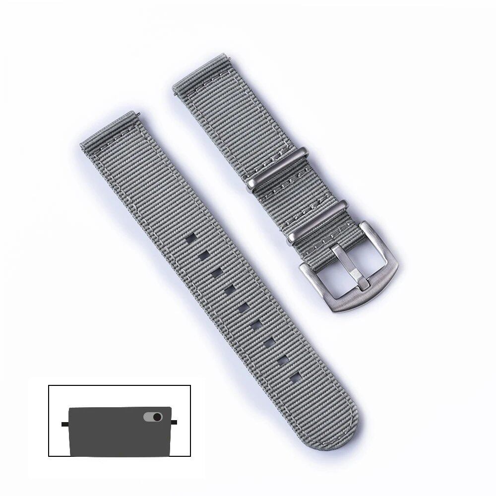 High-quality nylon strap, 20mm/22mm, quick-release band, military-style watch band, replacement watch strap, band color: Cmm, parallel import