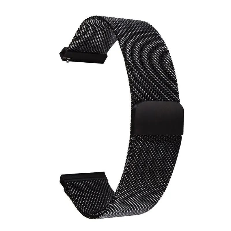 UTHAI Stainless Steel Magnetic Mesh Strap, Universal Quick Release Watch Band, 16mm, 18mm, 20mm, 22mm, 24mm, Band Color: mm, Parallel Import