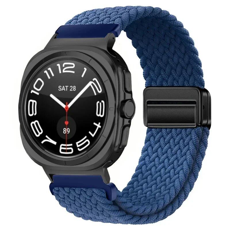 Replacement Nylon Loop Strap for Samsung Galaxy Watch Ultra (47mm) with Magnetic Buckle, Compatible with Galaxy Watch 7 Ultra, Band Color: Compatible with Galaxy Watch Ultra; Band Width: Compatible with Galaxy Watch Ultra (Parallel Import)