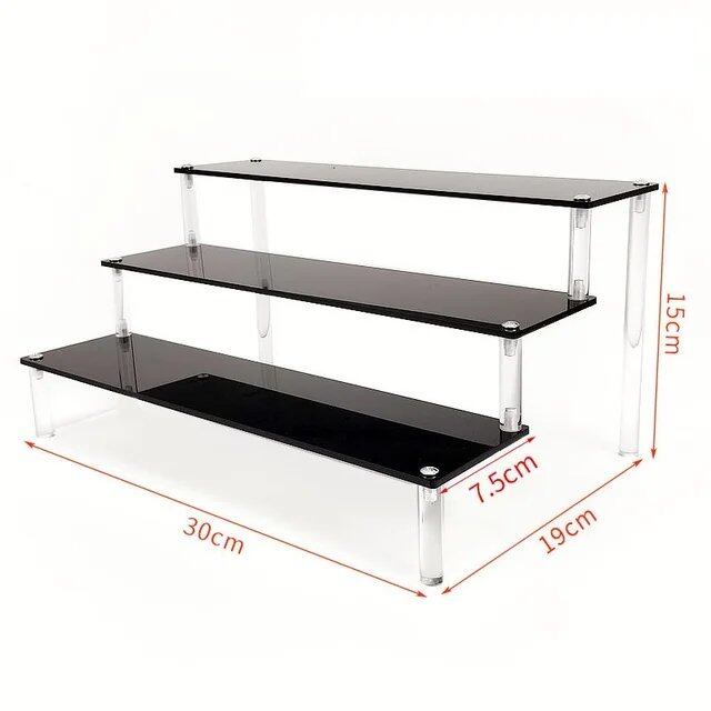 1-5 Tier Acrylic Display Stand/Clear Case (for Cupcakes, Perfume, Dolls, Amiibo, and Funko POP Figures) Color: Parallel Import