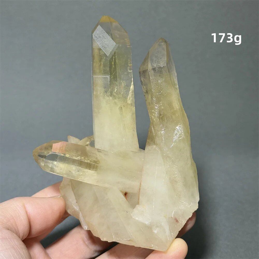 シトリン タワークリスタル 天然クォーツ 鉱石 エネルギー ヒーリング スピリチュアル オーラ 魔術 ホームデコレーション カラー: 並行輸入品