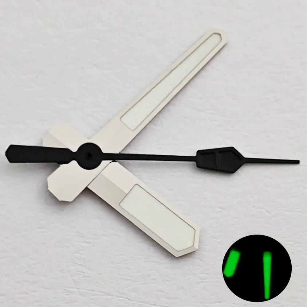 Riccias NH35 Watch Hands, Silver, Black, Gold, Rose Gold, Green Luminous, Compatible with NH35 and NH36 Movements, Parallel Import