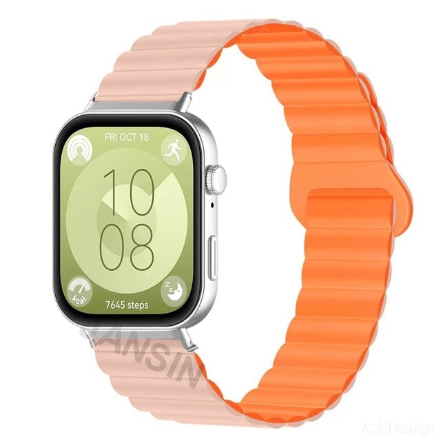 Magnetic Silicone Strap Wristband Replacement Band for Huawei Watch Fit 4 / 4Pro / 3. Band Color: ; Ships from: Parallel Import