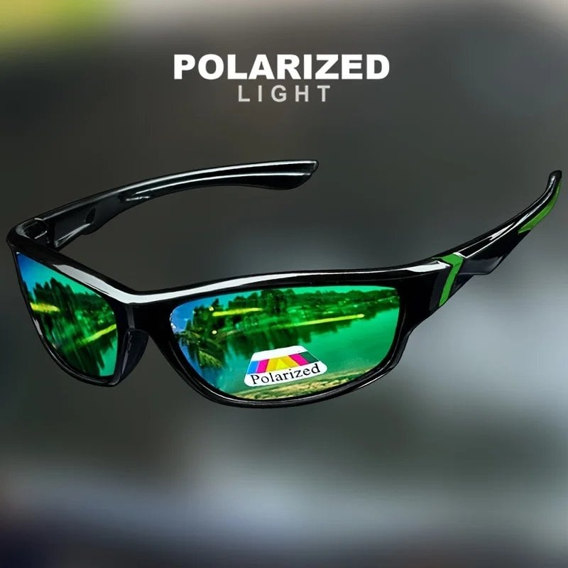 1/3-Piece Vintage Sports Sunglasses for Men and Women, Anti-Glare UV400 Protection, for Fishing, Running, Cycling, and Mountaineering; Ships from: Parallel Import