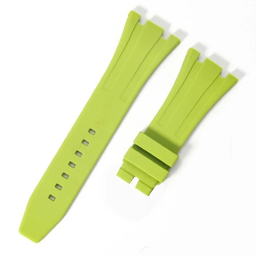 Waterproof Silicone Rubber Watch Band for GA2100/GA-2110, 26mm/27mm - AP Royal Oak Style Sport Wristband for Men and Women, Band Color: 26 or 27mm, Band Width: Parallel Import