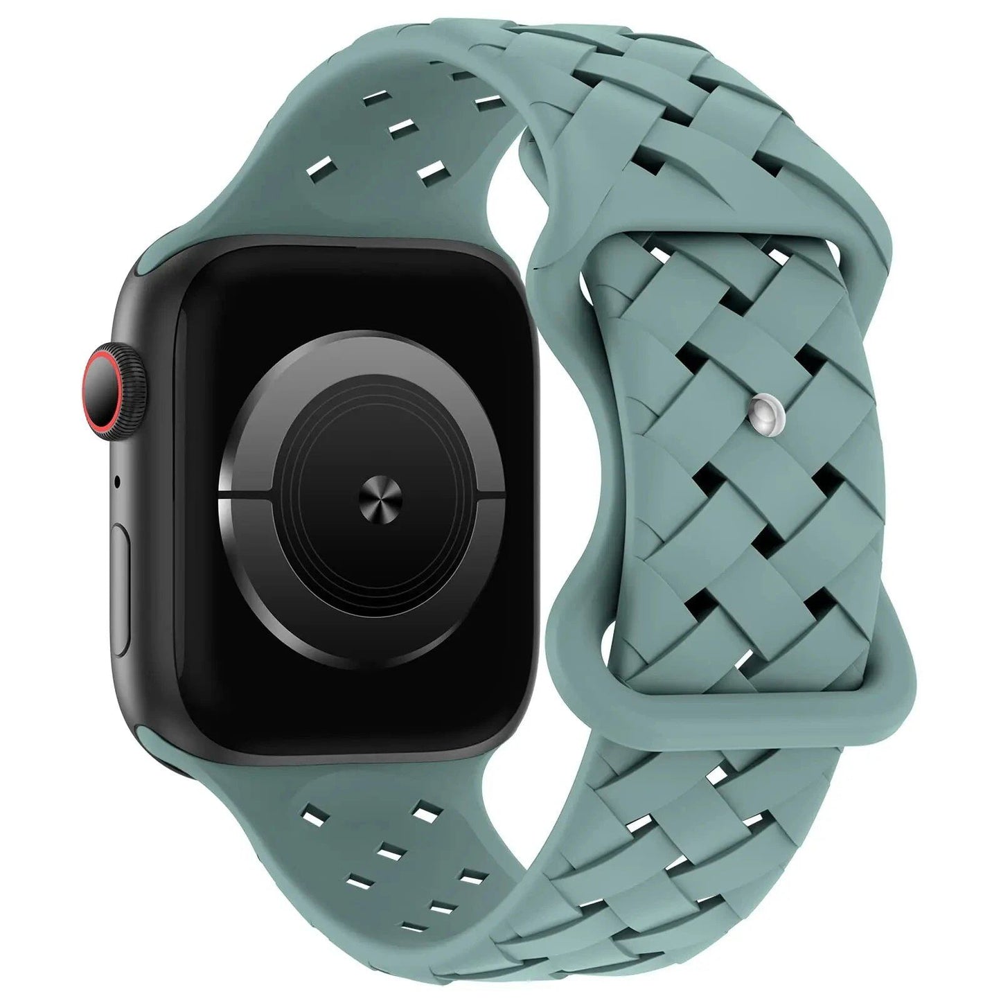 Apple Watch用シリコーンスポーツストラップ - Ultra 2/SE/Series 9/8/7/6/5対応 49mm・46mm・44mm・42mm・41mm・40mm 通気性バンド ;発送元: 並行輸入品