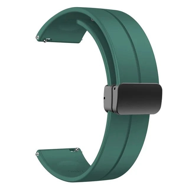 C20 Pro対応 22mm マグネット式折りたたみバックル シリコンバンド 交換用ウォッチバンド バンドカラー: 並行輸入品