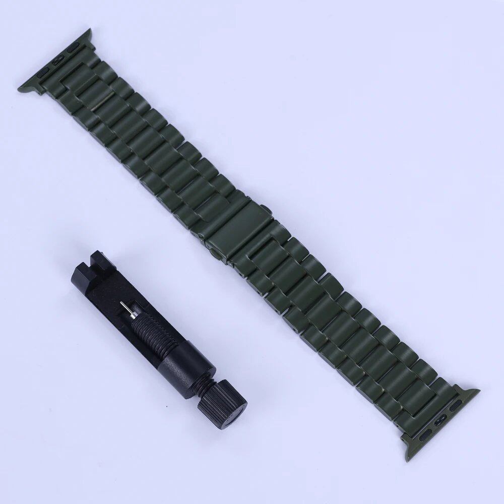 Stainless Steel Metal Band Strap for Apple Watch 10 (46mm) - Compatible with iWatch 10/9/8/Ultra (49mm, 42/44/38mm) - Band Color: mm; Parallel Import