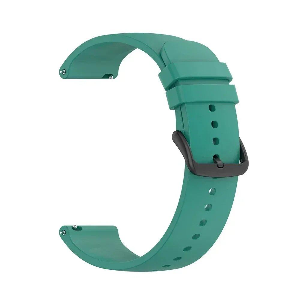 Silicone Watch Strap for Realme Watch 3/2 Pro/S Pro, 20mm/22mm Smartwatch Replacement Band, Band Color: mm, Wristband, Parallel Import