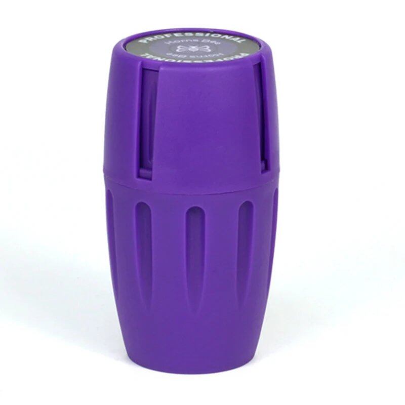 1/12-Pack Wine Barrel-Shaped Tobacco Grinder with Plastic Herb Storage Jar, Portable 45*80mm Manual Herb Crusher, Smoking Accessories, Parallel Import