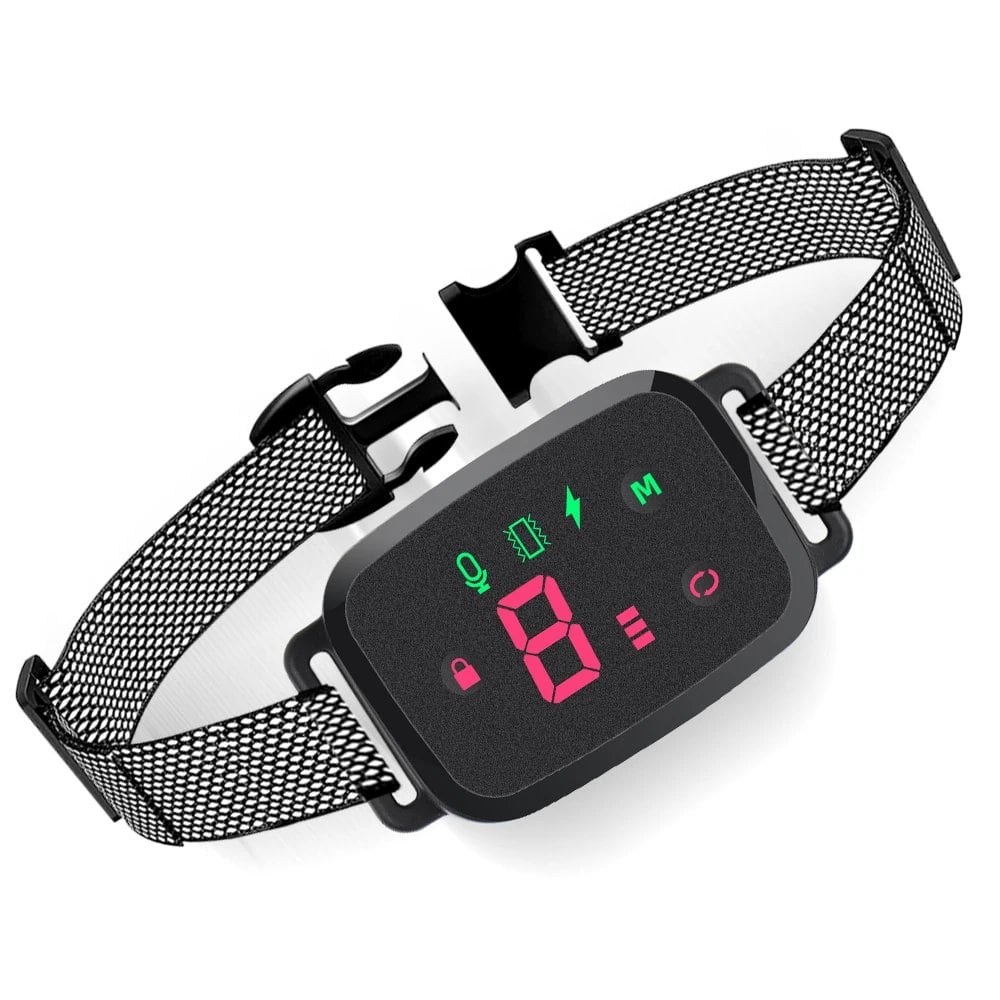 Automatic Anti-Bark Dog Collar, HD Digital, Rechargeable, Smart Stop Bark, IP67 Waterproof, Parallel Import