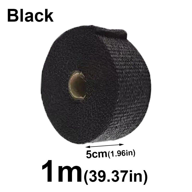 1/2M Motorcycle Exhaust Thermal Tape, Header Wrap, Manifold Insulation, High Temperature Protection, Parallel Import