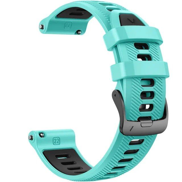 22mm Garmin Official Silicone EasyFit Strap for Forerunner 955/945, Original Bracelet, Forerunner 965 Watch Strap, Compatible with Instinct 1/2, Band Color: Parallel Import
